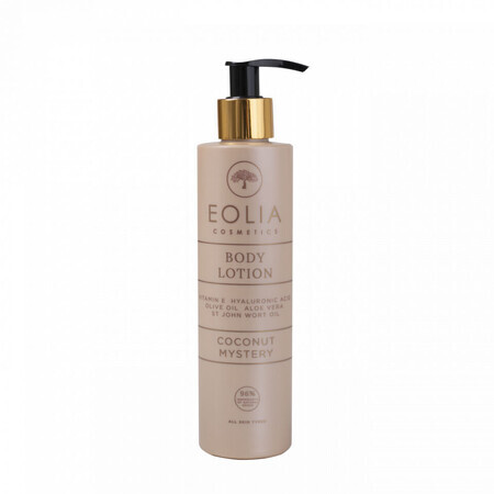 Eolia Lotiune de Corp Naturala cu Acid Hialuronic si Vitamina E si Cocos 250 ml / 8.45 fl. oz