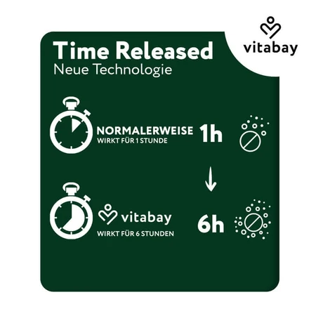 Vitabay OPC Extracto de semilla de uva 1000 mg dosis alta 120 St