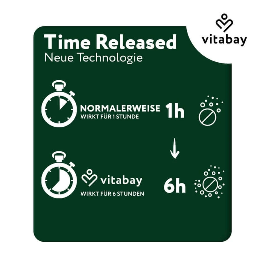 Vitabay OPC Extracto de semilla de uva 1000 mg dosis alta 120 St