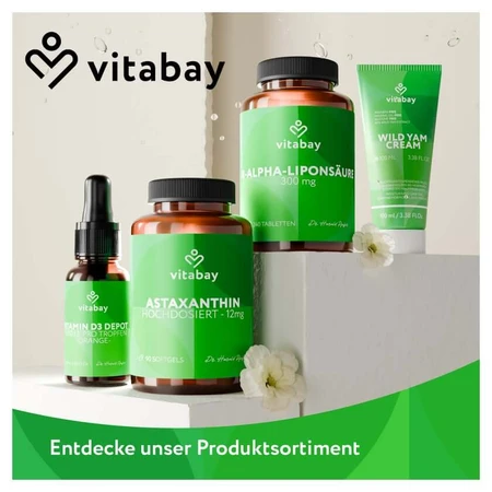Vitabay OPC Extracto de semilla de uva 1000 mg dosis alta 120 St