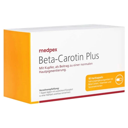 medpex Beta-Carotin Plus Kapseln 90 St