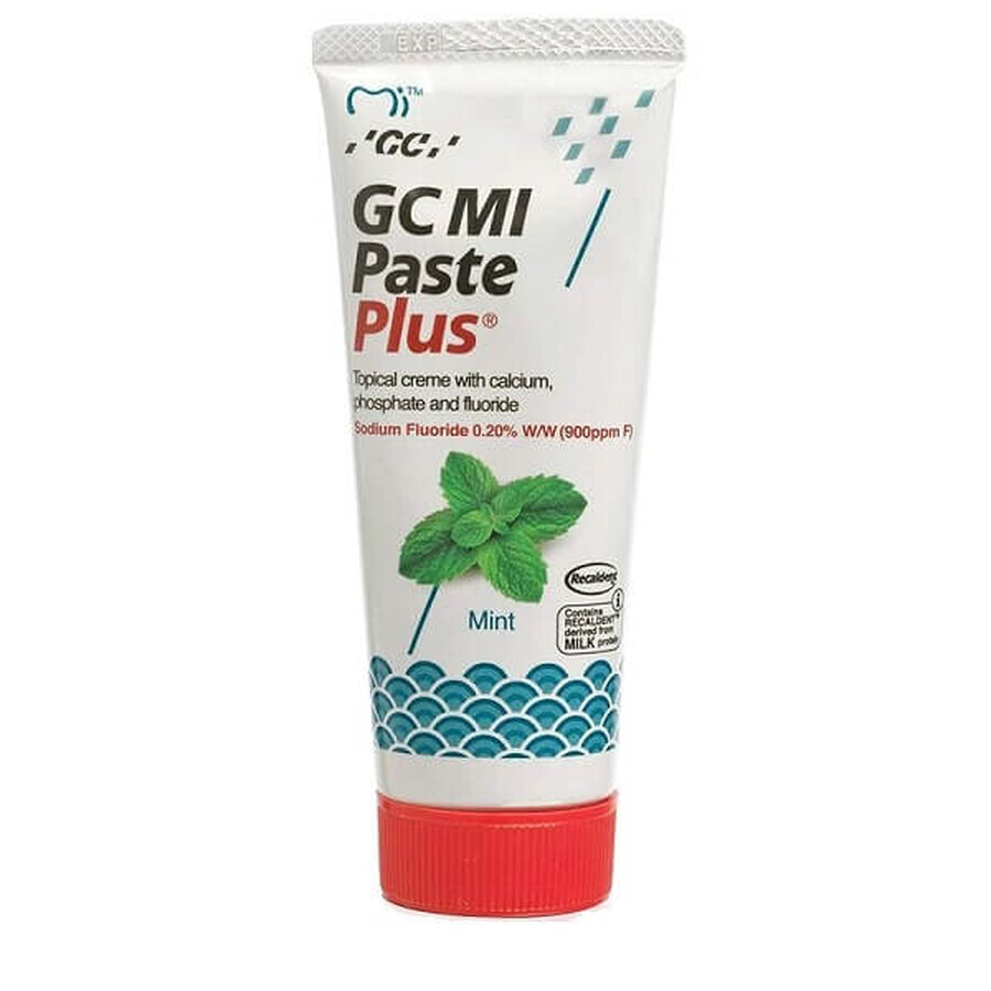 Mi Paste Plus Topical Zahnpasta auf Wasserbasis mit Minzgeschmack, 40 g, GC