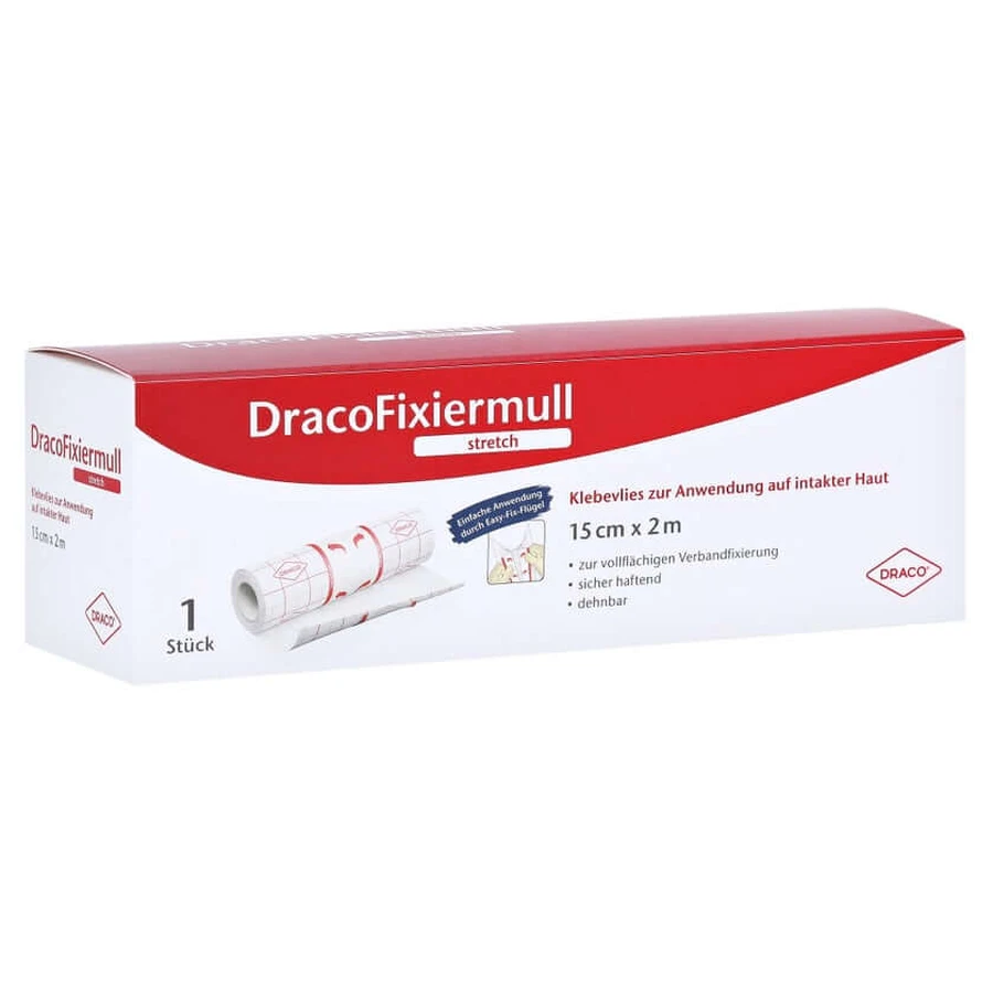 Draco fixation gauze stretch 15 cmx2 m 1 pz.