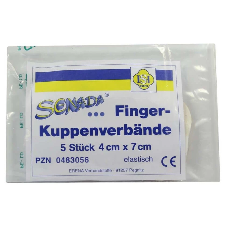 Senada vingertopzwachtel 4x7 cm 5 stuks