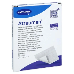 Atrauman 5x5 cm comprese sterile 10 buc