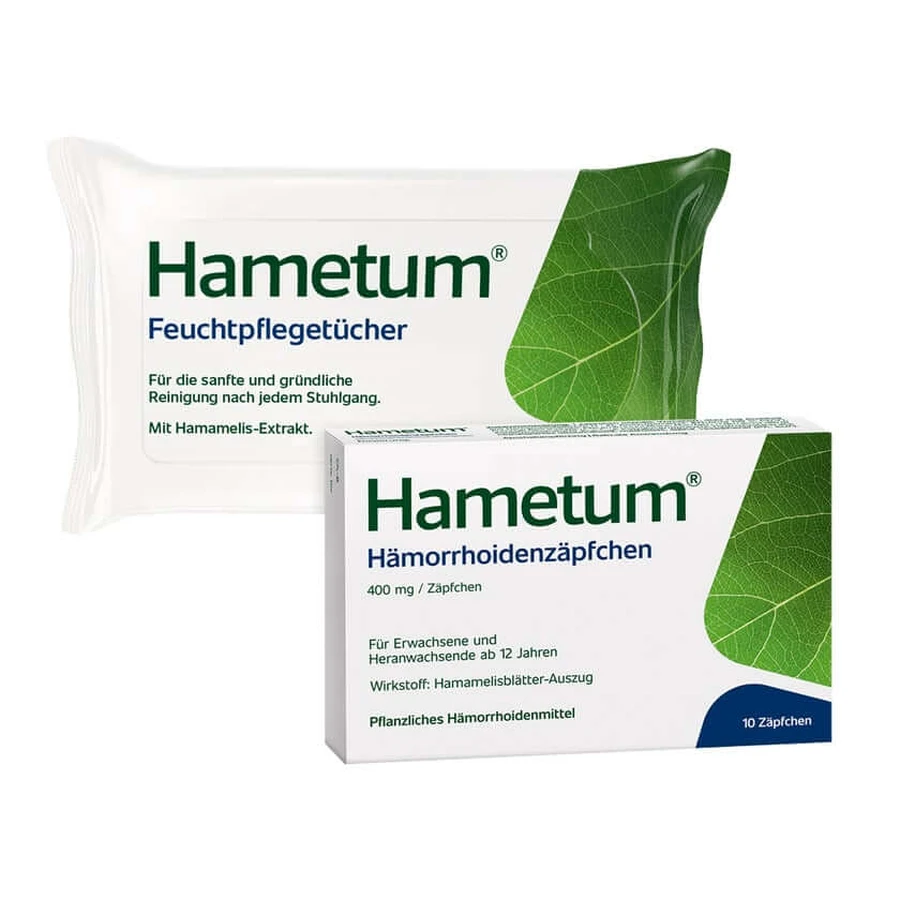 Hametum suppositories + wet wipes set large 1 set