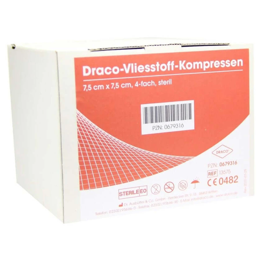 Compresse in tessuto non tessuto sterili 7,5x7,5 cm 25X2 pz.
