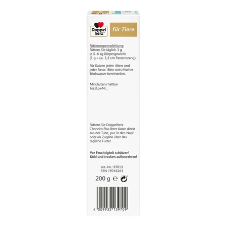 Double Heart For Animals Chondro Plus Paste For Cats 2X100 g