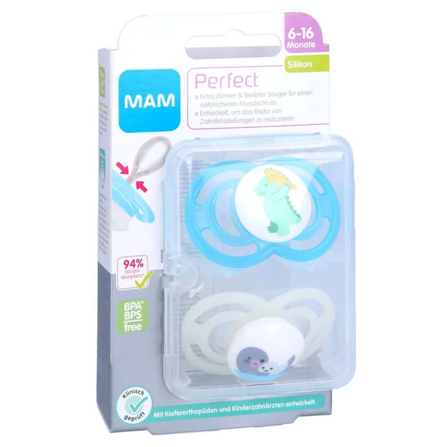 MAM Perfect Silicone Jun 16 months 2 pcs