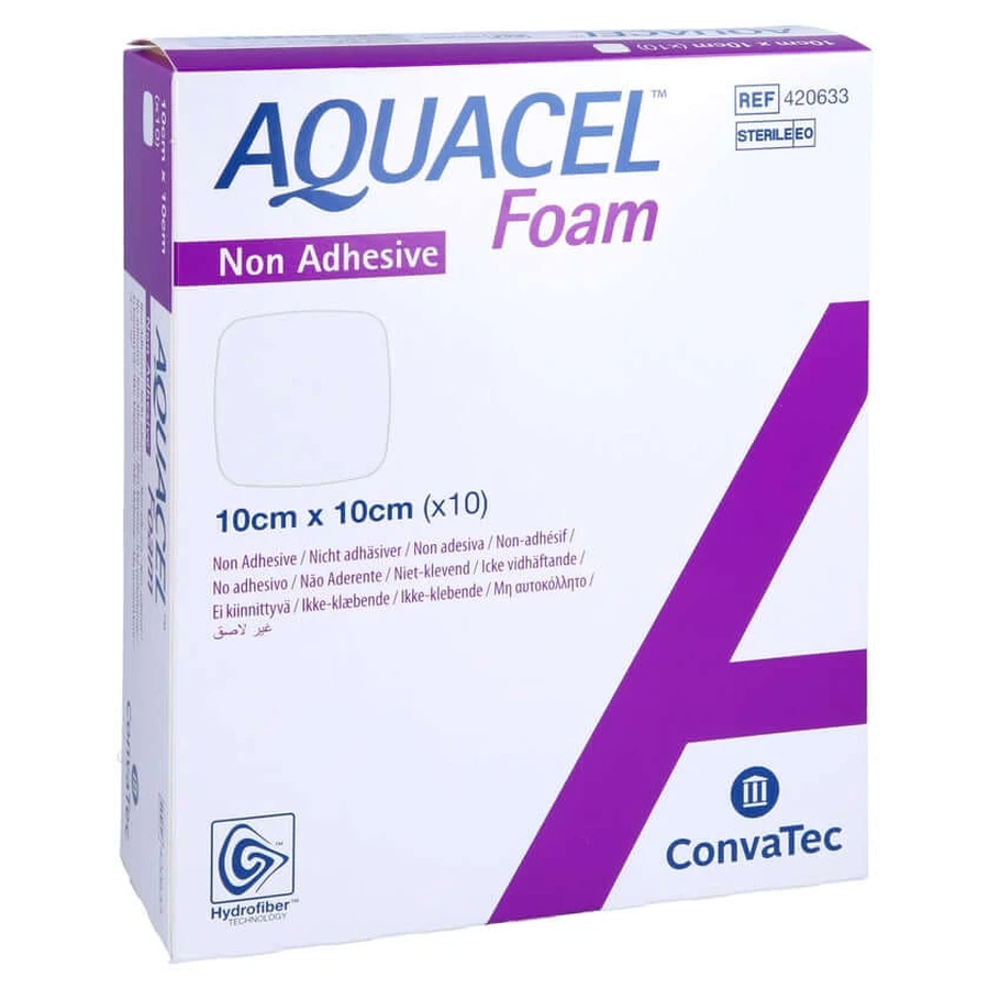 Aquacel Foam Non adhésif 10x10 cm Verb 10 pcs.