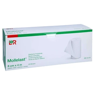 Bandaje Mollelast 8 cmx4 m ambalate individual 20 buc