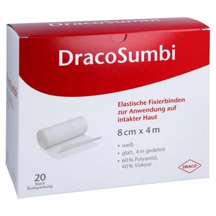 Dracosumbi Fixierbinde 8 cmx4 m weiß 20 St