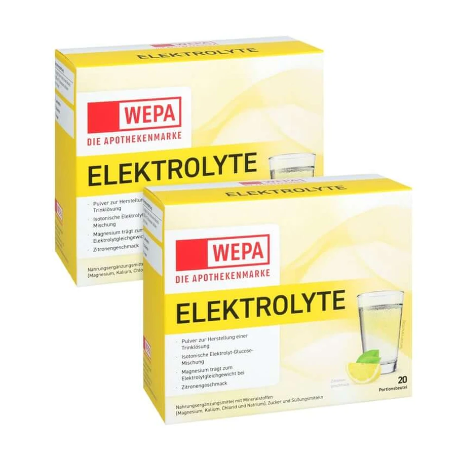 Wepa Polvere Elettrolitica Citr. Confezione doppia 2X20X5,6 g