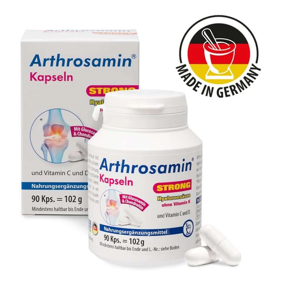 Arthrosamine Strong bez witaminy K kapsułki 90 St: ceny i cechy