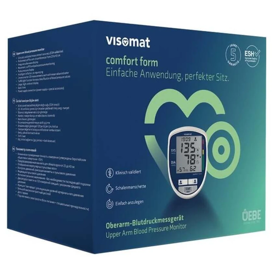 Tensiómetro de brazo Visomat Comfort form 1 ud.