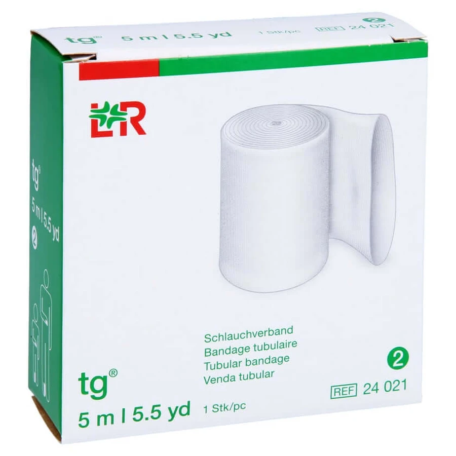 TG vendaje tubular talla 2 5 m blanco 1 ud.