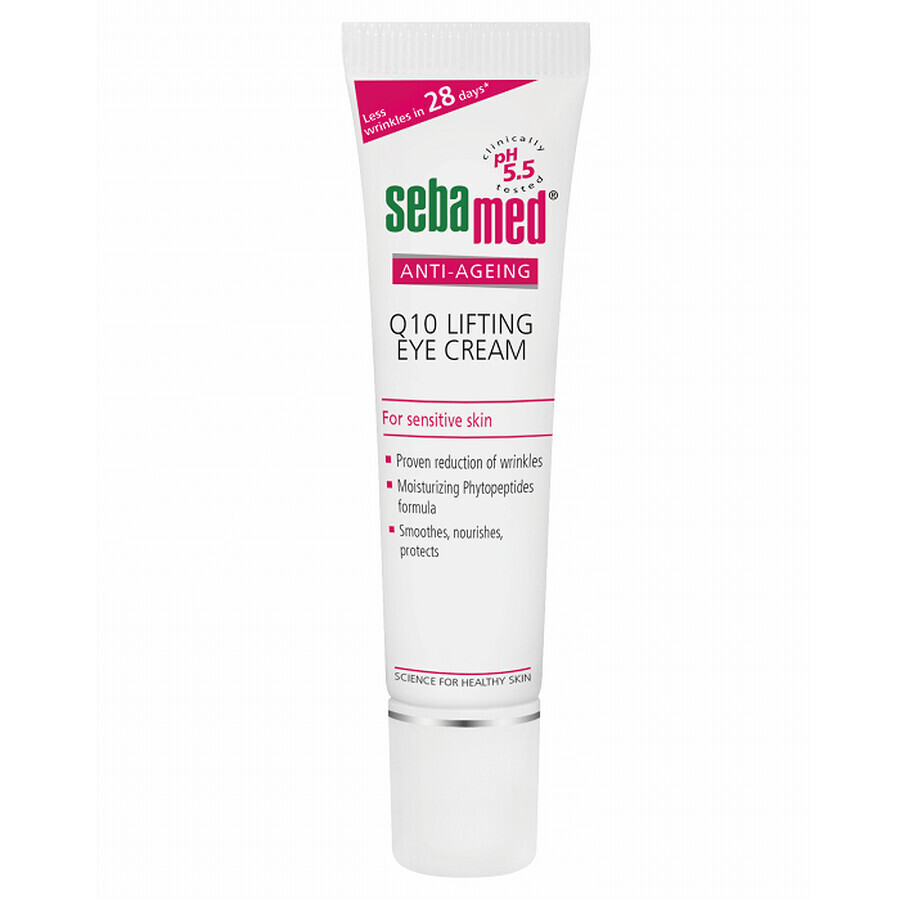 Dermatologische Augencreme mit Q10 Anti-Ageing, 15 ml, Sebamed