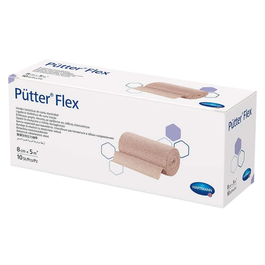 PütterFlex bandage 8 cm x 5 m 10 pcs.