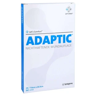 Adaptic 7,6x20,3 cm wilgotny opatrunek na rany 24 szt.