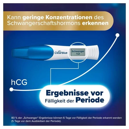 Clearblue Schwangerschaftstest Digital mit Worten & Wochenbestimmung 1 St