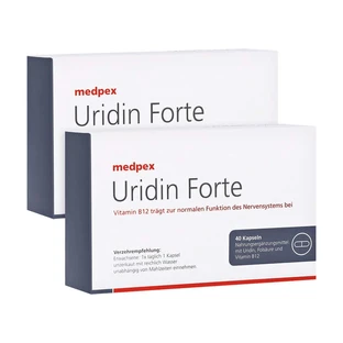 medpex Uridin Forte Capsules Duo 2X40 St