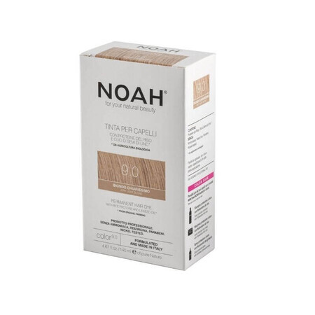 Vopsea de par naturala, Blond foarte deschis (9.0) x 140ml, Noah