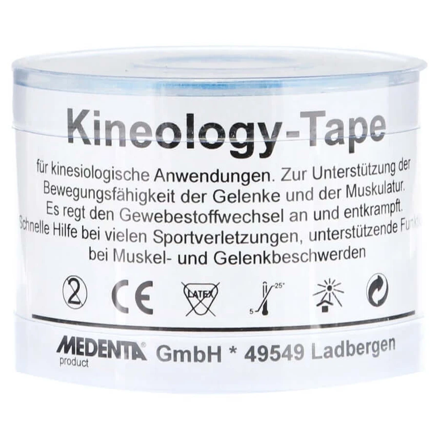 Kineology Tape 5 cmx5 m blue 1 pc