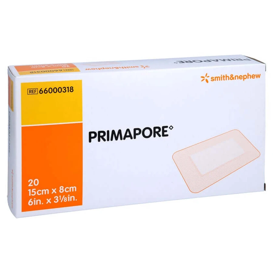 Primapore wondverband 8x15 cm steriel 20 st.