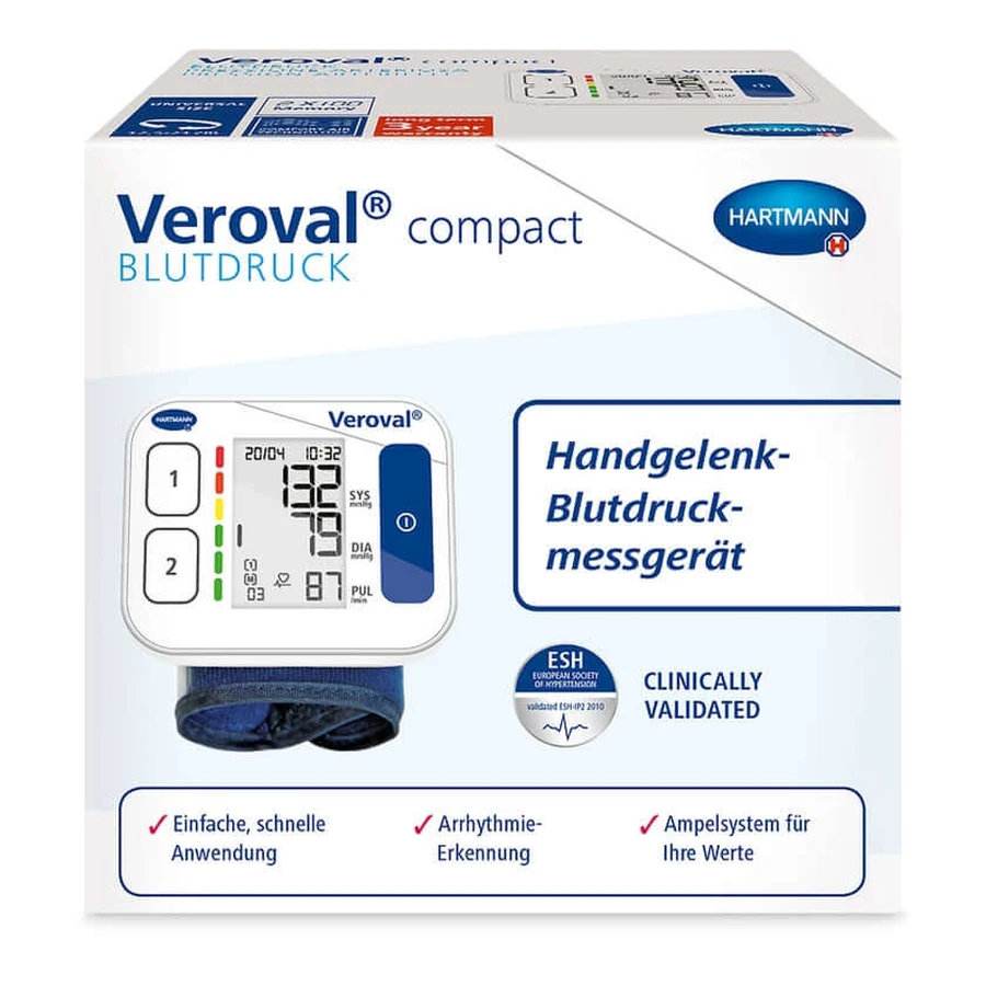 Veroval Compact Polsbloeddrukmeter 1 st