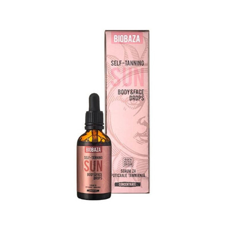 Serum concentrat autobronzare x 50 ml,  Biobaza Sun