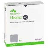 Mepilex Ag foam dressing 10x10 cm sterile 10 pcs.