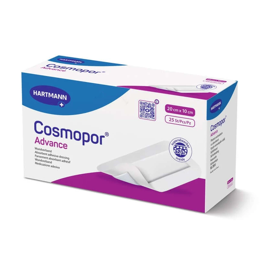 Cosmopor advance 20 x 10 cm 25 uds.