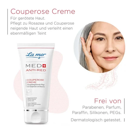 La mer MED+ ANTI-RED Couperose Crème sans parfum 50 ml