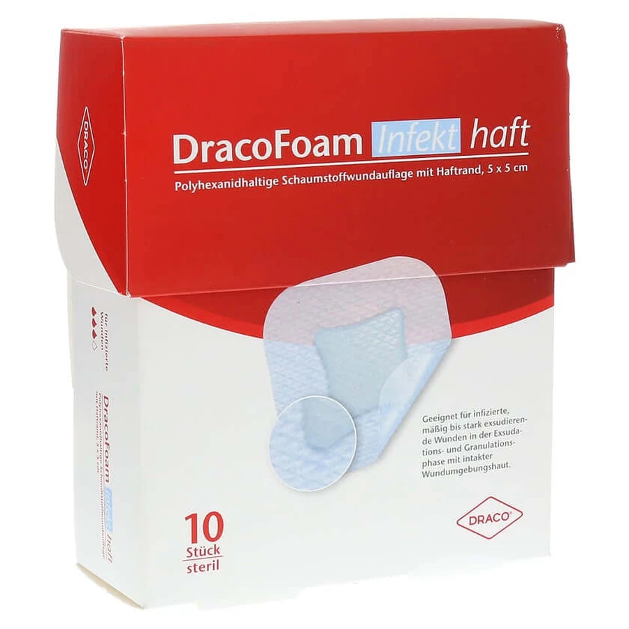 Dracofoam Infect Apósito Adhesivo 5 10 uds.