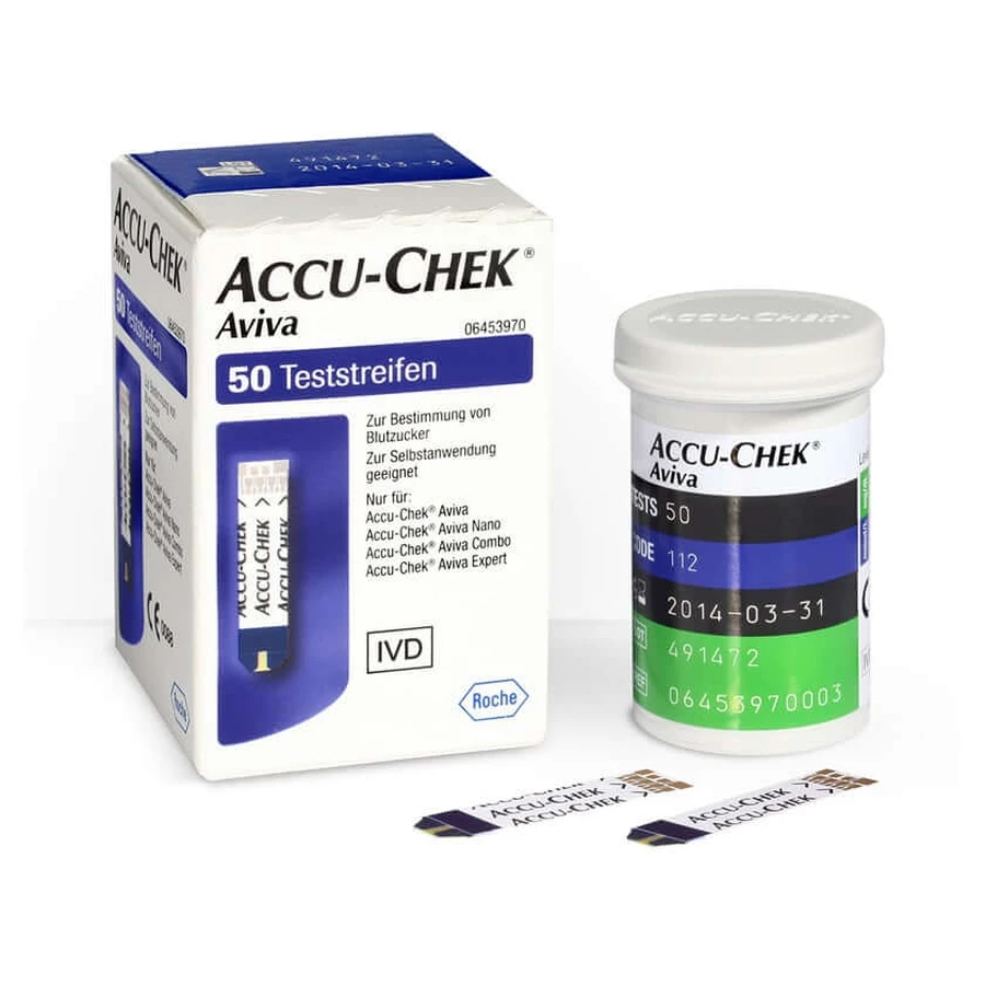 ACCU CHEK Aviva Tiras reactivas Plasma II 1X50 uds.