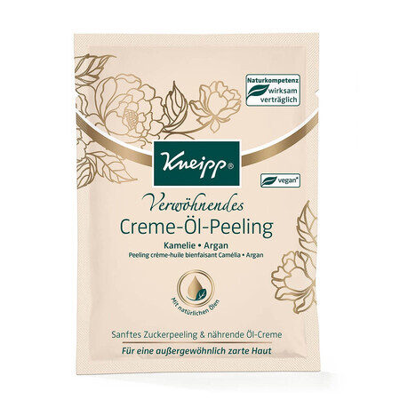 Crema exfolianta cu ulei de Camelie si Argan, 40 ml, Kneipp