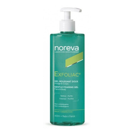 Noreva Exfoliac Gel Moussant x 400ml