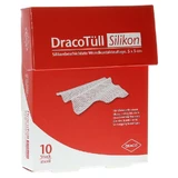 Draco tule silicone, 5 x 5 cm met silicone bedekt wondcontactkussen 10 st.