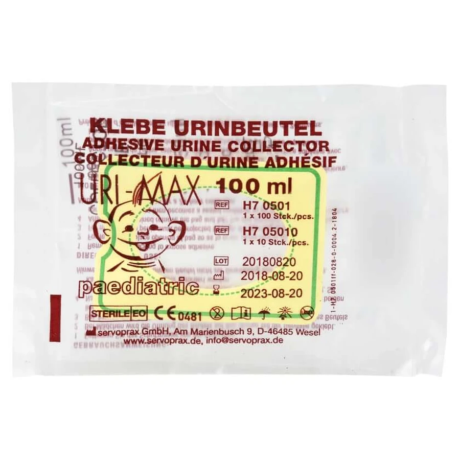 Zelfklevende urinezak kinderen steriel 10 stuks