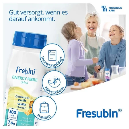 Frebini Energie Vezel Drinkvoeding Chocolade 6X4X200 ml