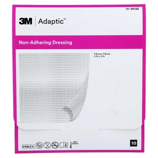 Adaptic 7,6x7,6 cm vochtig wondverband 2 10 st.