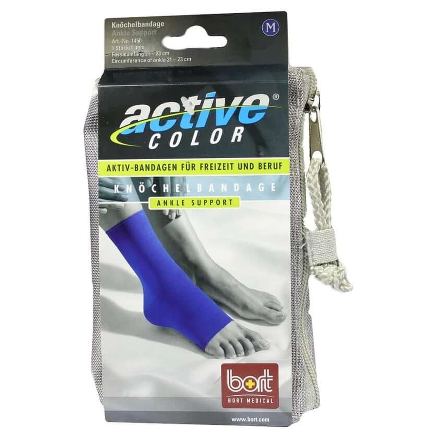 BORT Activecolor ankle support M blue 1 pc