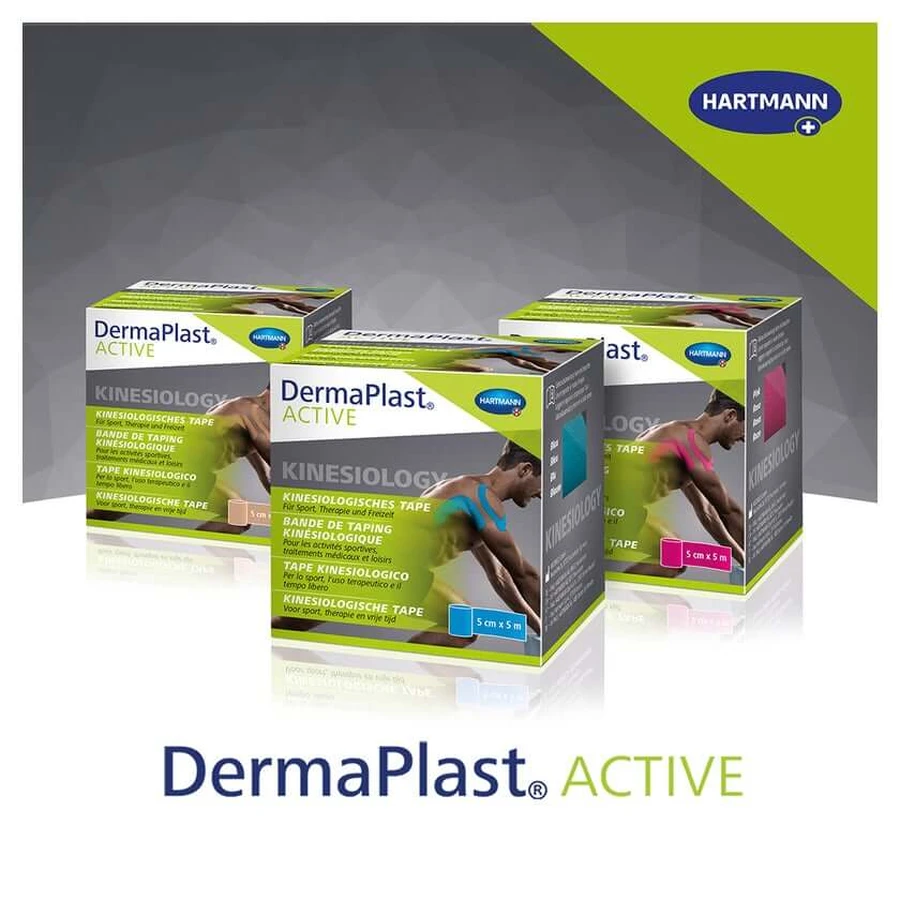 DermaPlast Active Kinesiology Tape beige 5cm x 5m 1 ud.