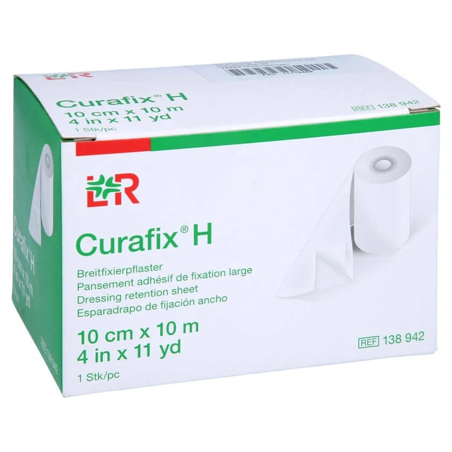 Curafix H fixatiepleister 10 cmx10 m 1 st