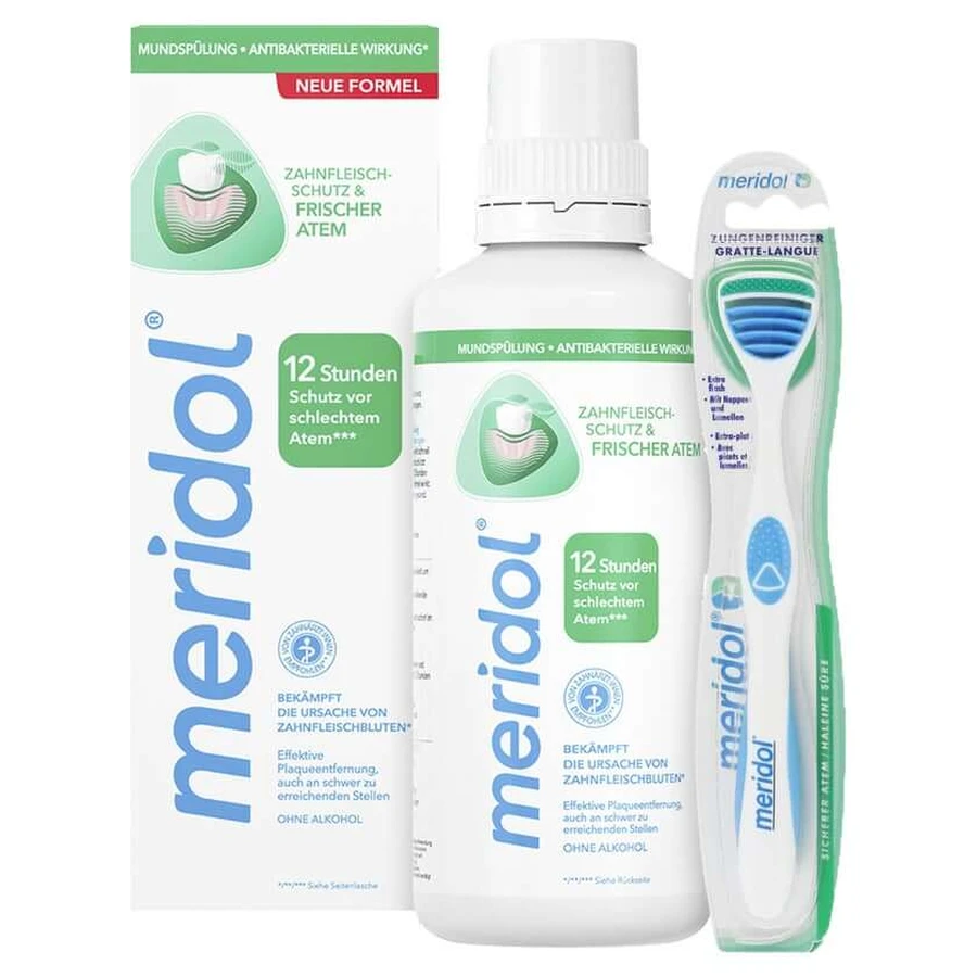 meridol set împotriva respirației urât mirositoare 1 set