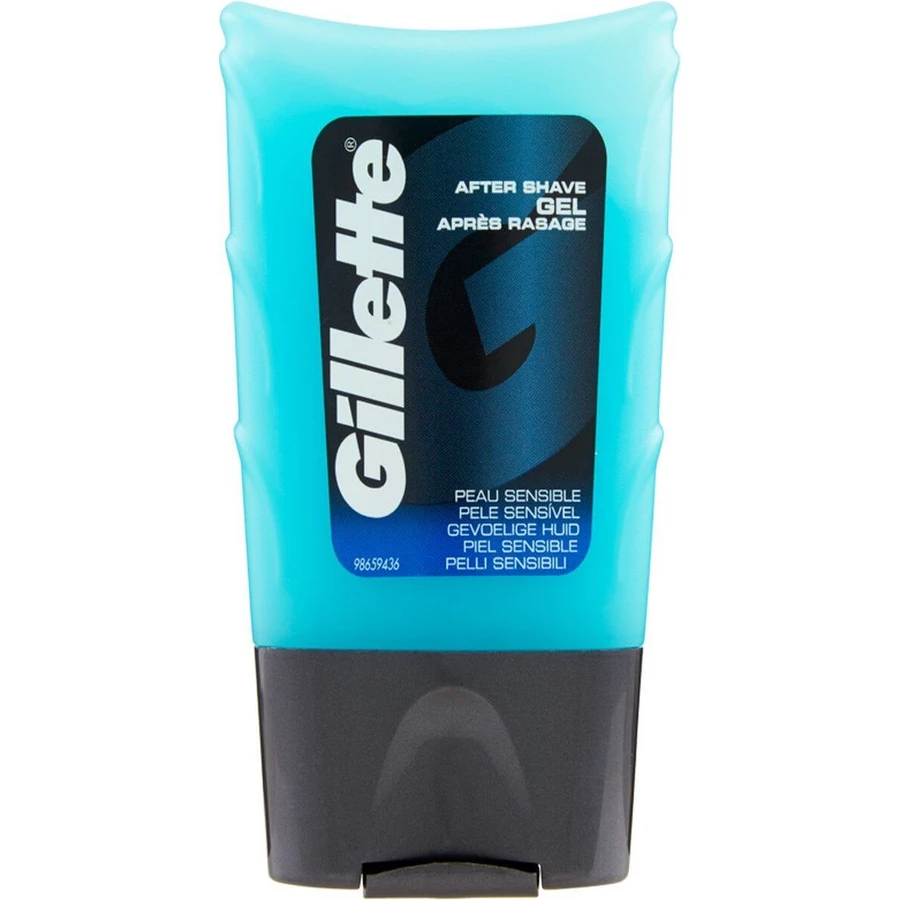 Gillette verzachtende aftershave-gel, 8 x 75 ml