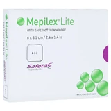 Mepilex Lite foam dressing 6x8.5 cm ster 5 pcs.