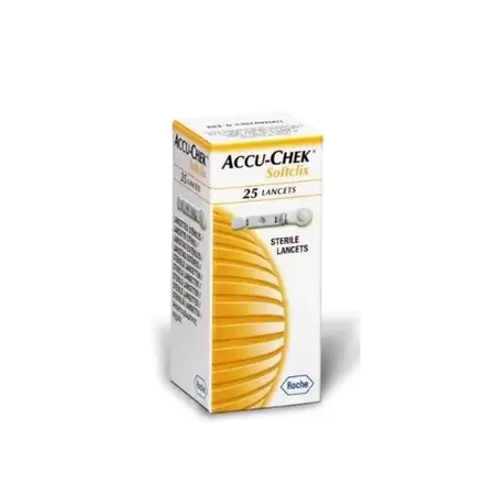 Softclix Accu-Chek Sterile Needles, 4 x 25 pieces, Roche
