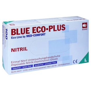 Guantes Desechables Nitrilo L azul 100 unid.