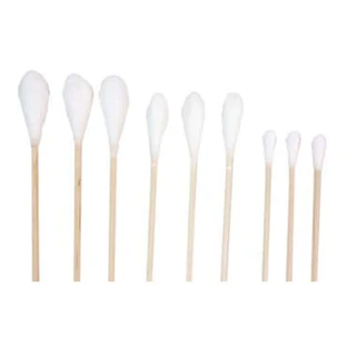Wattenstaafjes met wattenkop 15 cm groot 50 stuks